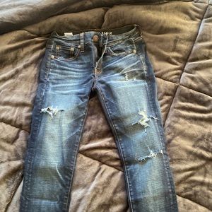 american eagle super stretch jeans